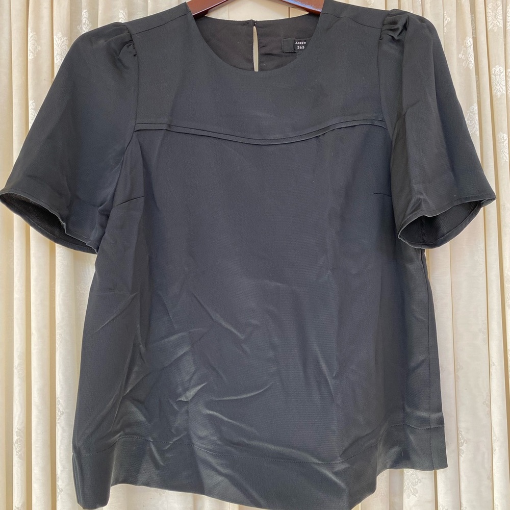 J Crew Satin Blouse